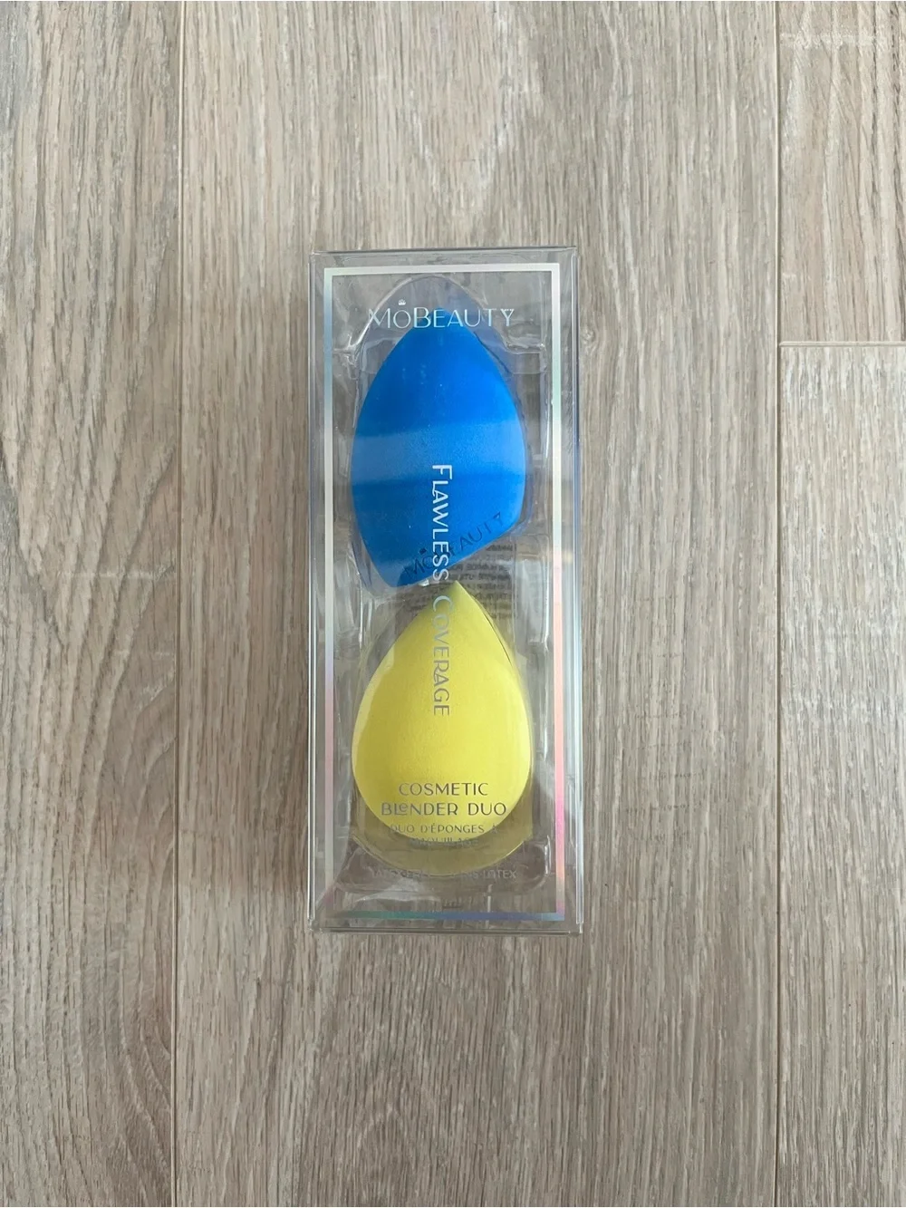 MO Beauty Flawless Coverage Cosmetic Blender Duo - Blue & Yellow